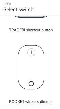 RODRET IKEA Dimmer pic select