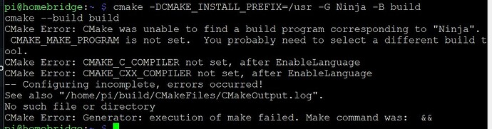 CMAke error