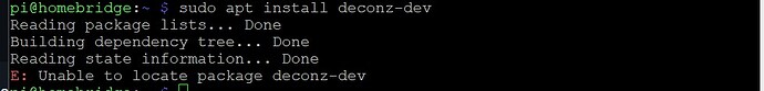 Deconz Dev error QMAKE
